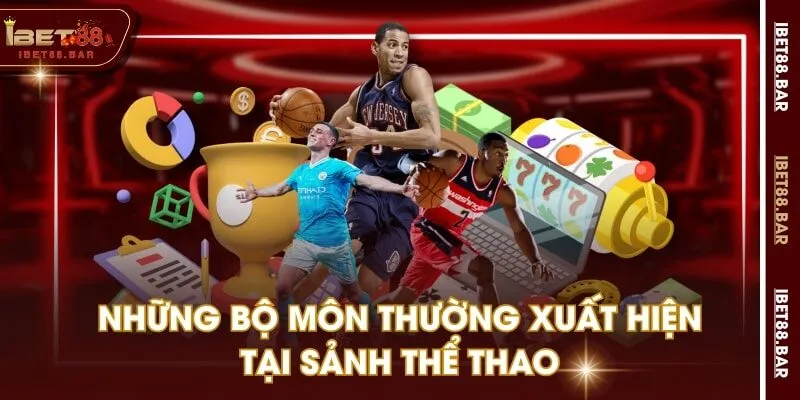 Những bộ môn thường xuất hiện tại sảnh thể thao